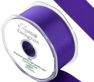 Eleganza Premium Grosgrain Ribbon 38mm x 20m Purple No.36 - Ribbons